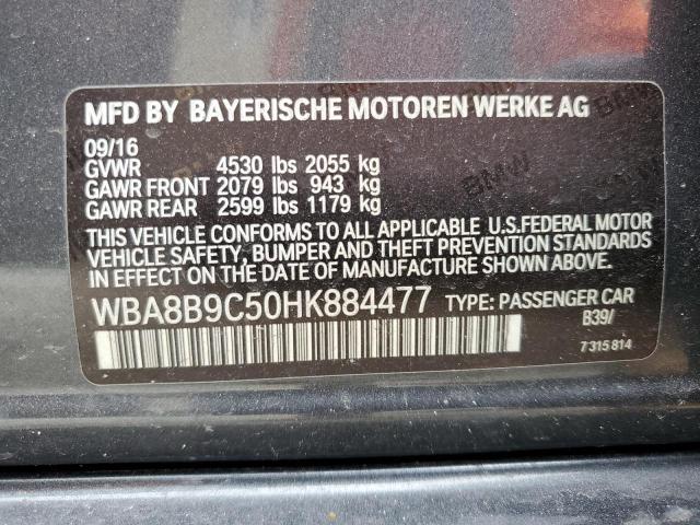 WBA8B9C50HK884477 BMW 330 I