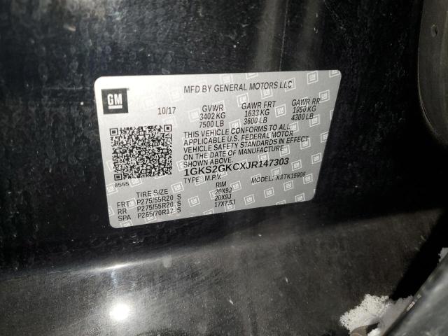 1GKS2GKCXJR147303 GMC Yukon Xl K1500 Slt