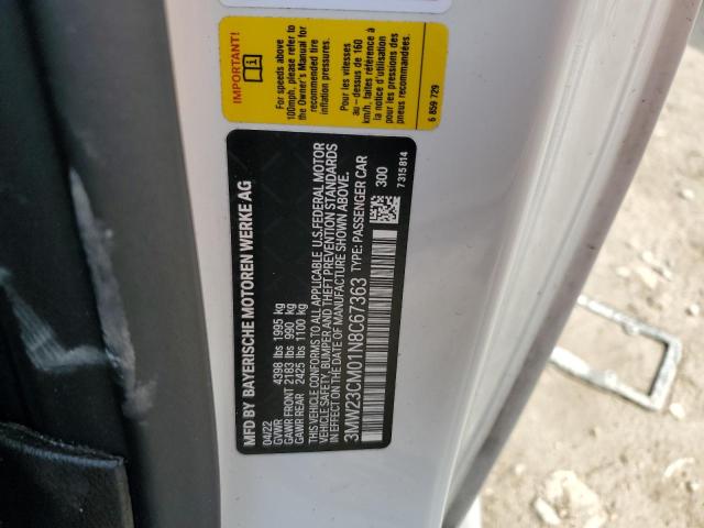 3MW23CM01N8C67363 BMW 230I