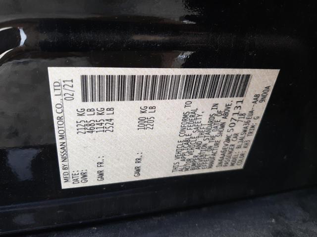 1N4AA6EV2MC507131 Nissan Maxima Sr