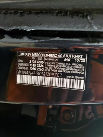W1N4N4HB0MJ209702 Mercedes-Benz Gla 250 4matic