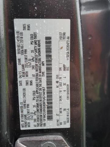 1FMCU0GX6FUC14167 Ford ESCAPE SE