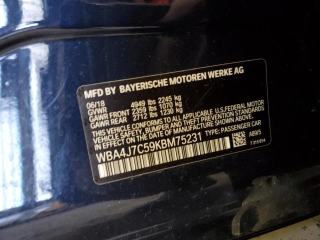 WBA4J7C59KBM75231 BMW 440xi Gran Coupe