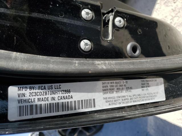 2C3CDZBT0NH112866 Dodge Challenger R/t