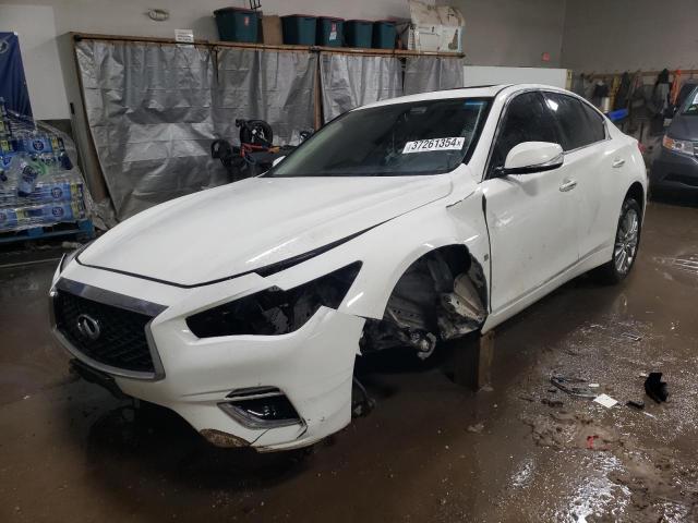 2018 Infiniti Q50 Luxe მანქანა იყიდება აუქციონზე, vin: JN1EV7AR8JM436153, აუქციონის ნომერი: 37261354