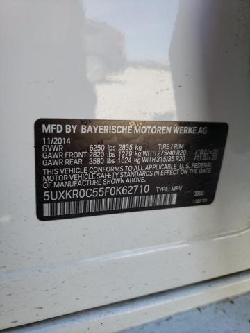5UXKR0C55F0K62710 BMW X5 Xdrive35i