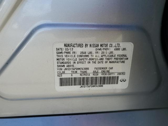 JN1EV7AP0HM743986 Infiniti Q50 Premium