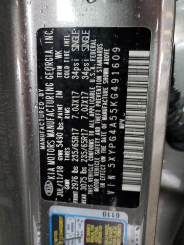 5XYPG4A55KG491609 KIA SORENTO LX
