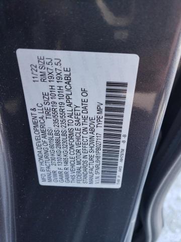 5FNRL6H81PB027117 Honda Odyssey Touring
