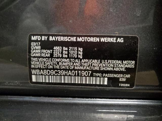 WBA8D9C39HA011907 BMW 330 XI