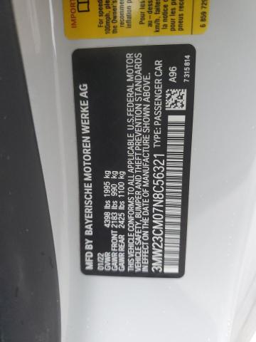 3MW23CM07N8C56321 BMW 230I