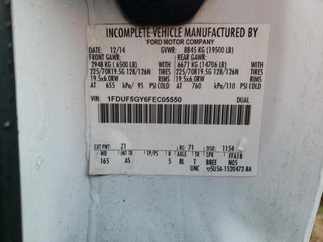 1FDUF5GY6FEC05550 Ford F550 Super Duty