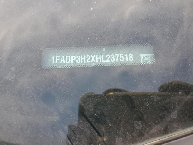 1FADP3H2XHL237518 Ford FOCUS SEL