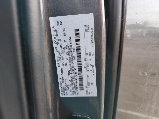 1FTFW1E89NFC33750 Ford F150 Supercrew