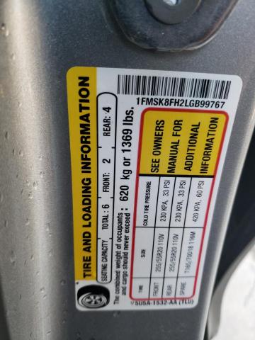 Ford Explorer Limited 2020 1FMSK8FH2LGB99767 Image 12