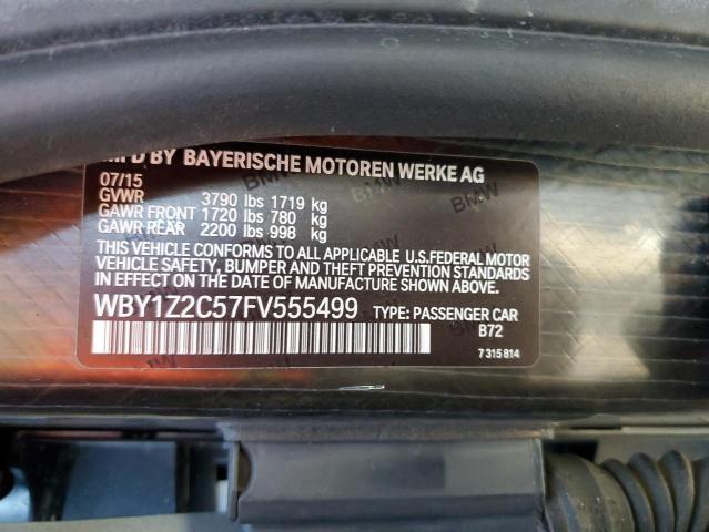 WBY1Z2C57FV555499 BMW I3 Bev