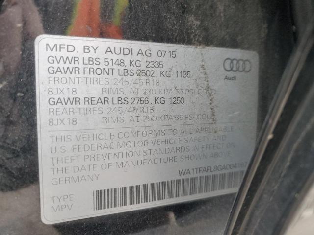 WA1TFAFL8GA004167 Audi A4 Allroad Premium