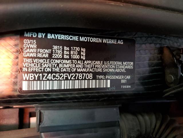 WBY1Z4C52FV278708 BMW I3 REX