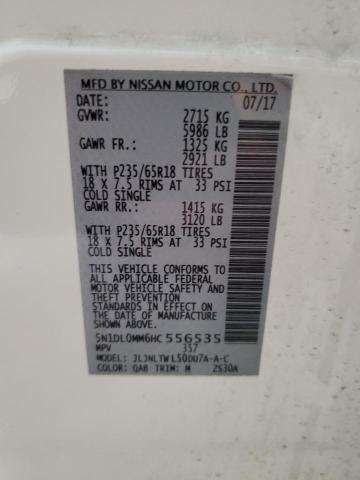 5N1DL0MM6HC556535 Infiniti QX60