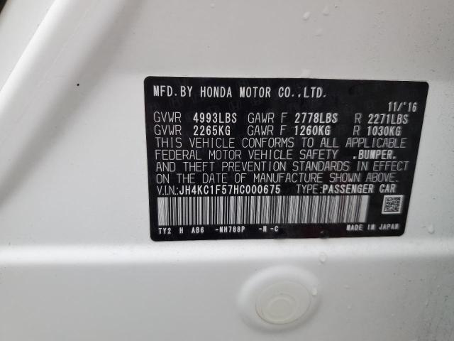 JH4KC1F57HC000675 Acura RLX TECH