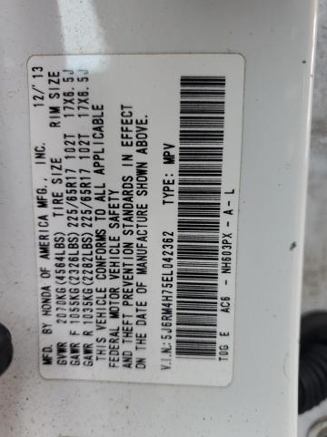 5J6RM4H75EL042362 Honda CR-V EXL