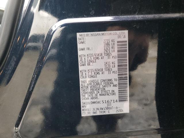 5N1DL0MM5KC516714 Infiniti QX60 LUXE