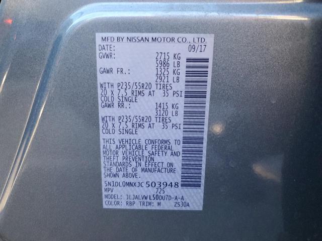 5N1DL0MNXJC503948 Infiniti QX60