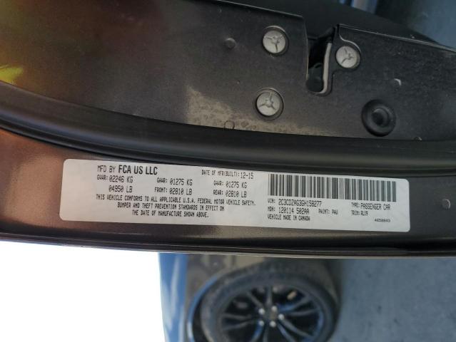2C3CDZAG3GH158277 Dodge Challenger Sxt