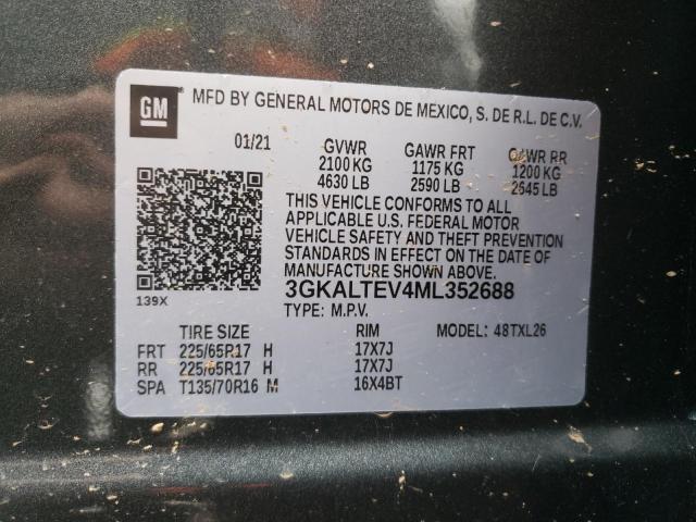 3GKALTEV4ML352688 GMC Terrain Sle