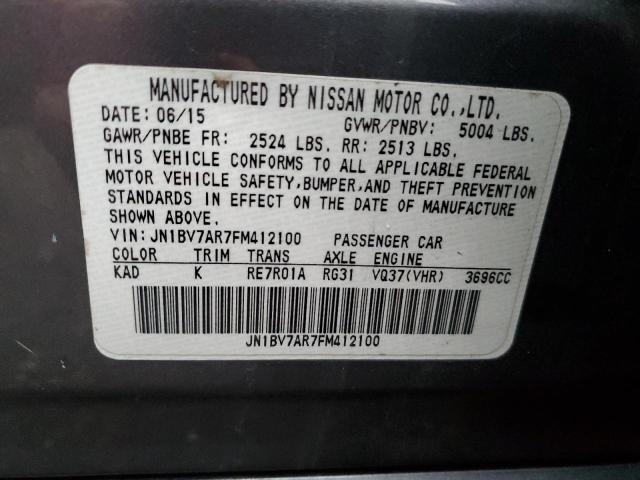 JN1BV7AR7FM412100 Infiniti Q50 BASE