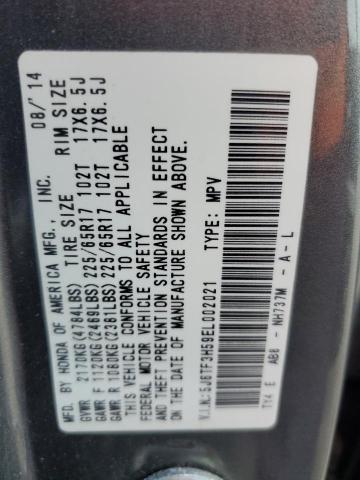 5J6TF3H59EL002021 Honda Crosstour Exl
