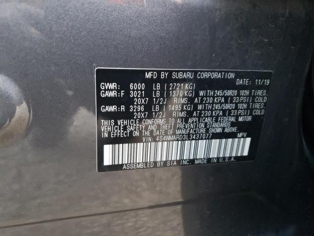 4S4WMARD3L3437077 Subaru Ascent Touring