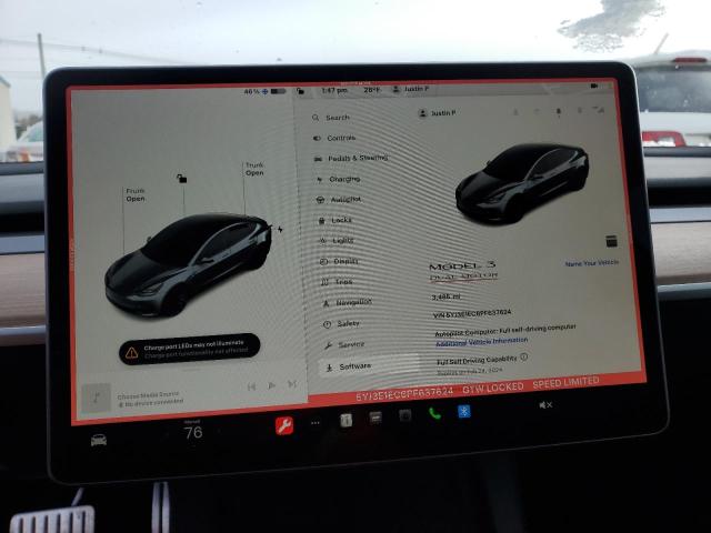 5YJ3E1EC6PF637624 Tesla MODEL 3