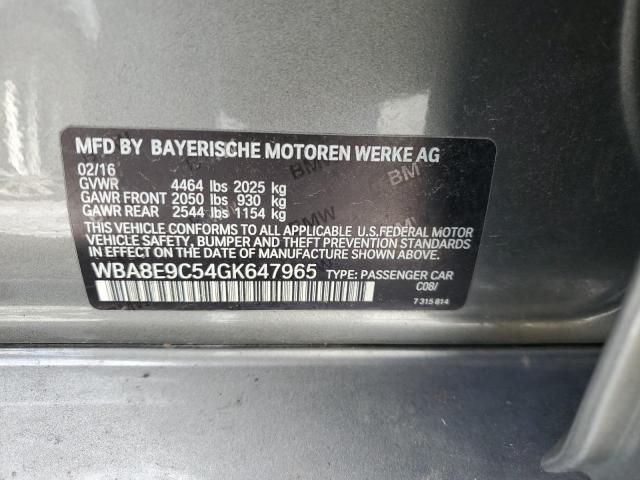 WBA8E9C54GK647965 BMW 328 I Sulev