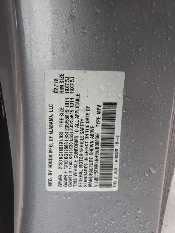 5FNRL6H95JB088566 Honda Odyssey Elite