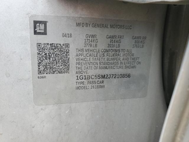 1G1BC5SM2J7210856 Chevrolet CRUZE LS