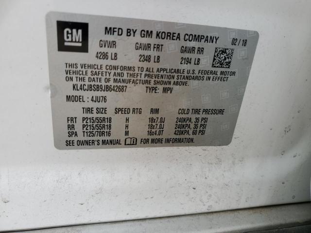 KL4CJBSB9JB642687 Buick Encore Preferred Ii