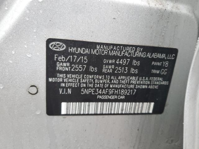 5NPE34AF9FH189217 Hyundai Sonata Sport