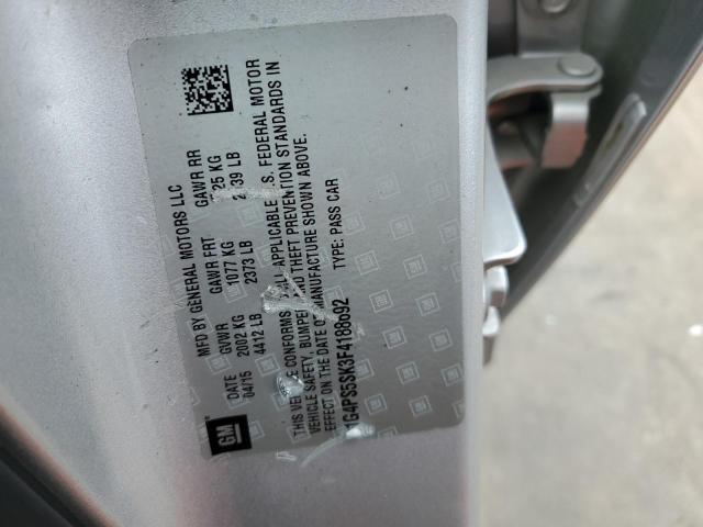 1G4PS5SK3F4188692 Buick Verano