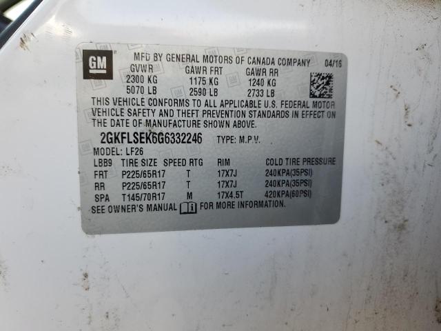 2GKFLSEK6G6332246 GMC Terrain Sle