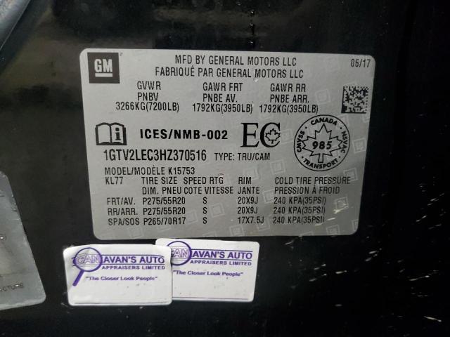 1GTV2LEC3HZ370516 GMC Sierra K1500