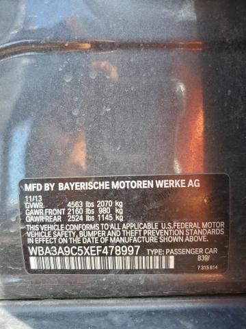 WBA3A9C5XEF478997 BMW 335 I