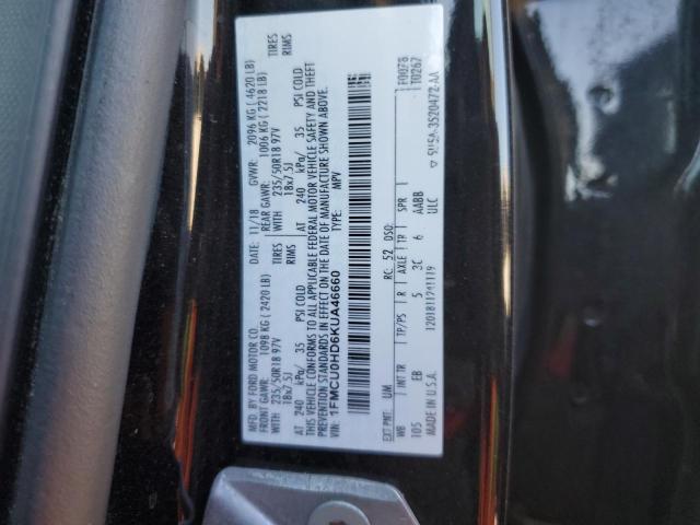 1FMCU0HD6KUA46660 Ford ESCAPE SEL