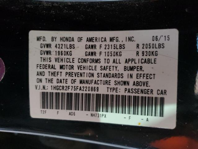 1HGCR2F75FA220869 Honda ACCORD EX