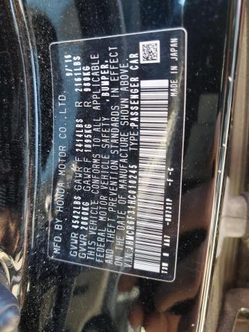 JHMCR6F31HC010245 Honda ACCORD HYBRID