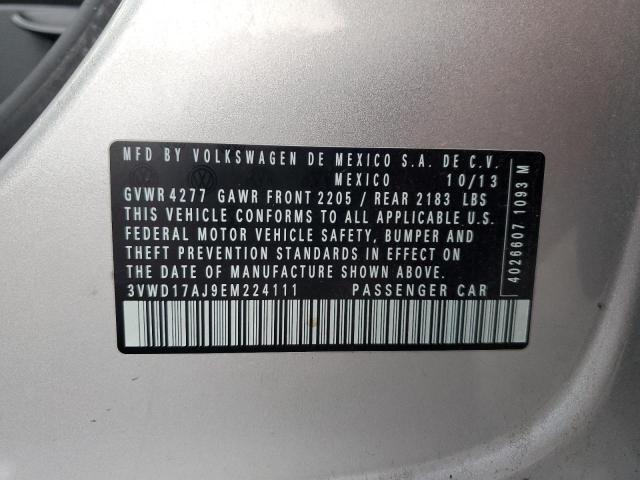 3VWD17AJ9EM224111 Volkswagen JETTA SE