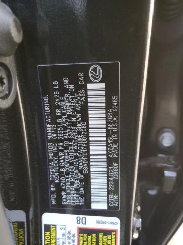 58AD11D17PU012080 Lexus Es 250 Base