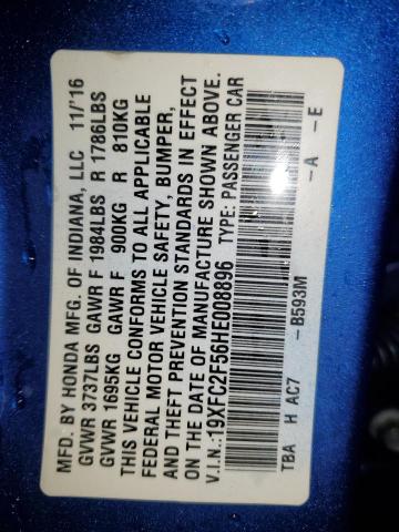 19XFC2F56HE008896 Honda Civic Lx
