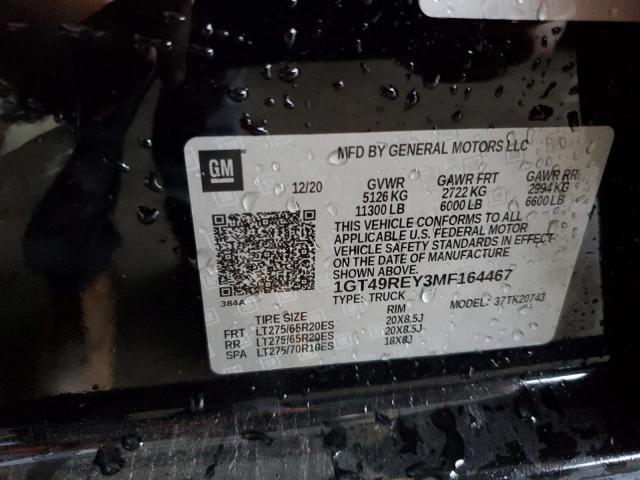 1GT49REY3MF164467 GMC Sierra K2500 Denali