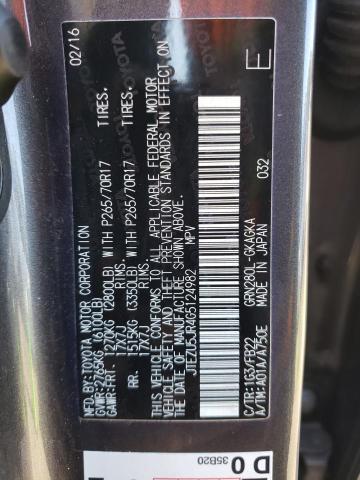 JTEZU5JR4G5124982 Toyota 4RUNNER SR5